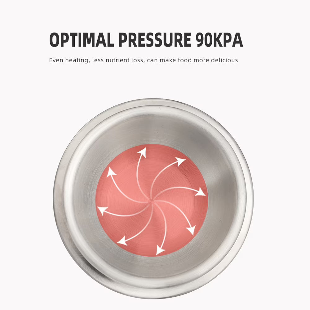 1.2L Portable Pressure Cooker Pot H405