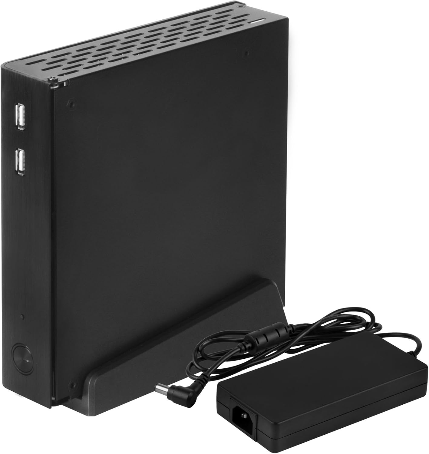 Thin-Mini ITX Aluminum Case with 120W External Power Adapter W7675