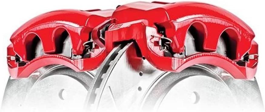 Red Front Brake Caliper T345