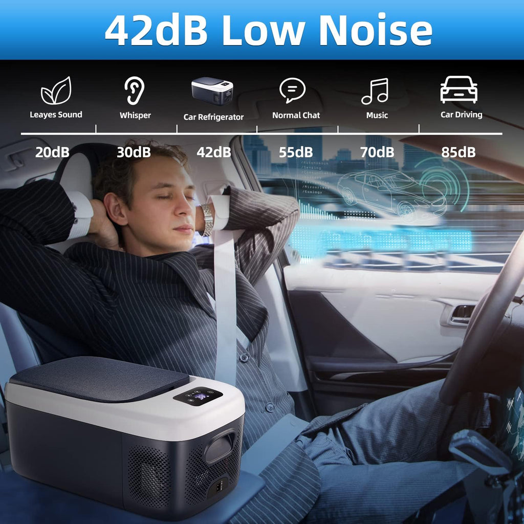 Car Refrigerator with 12/24V DC and 120-240V AC A839309