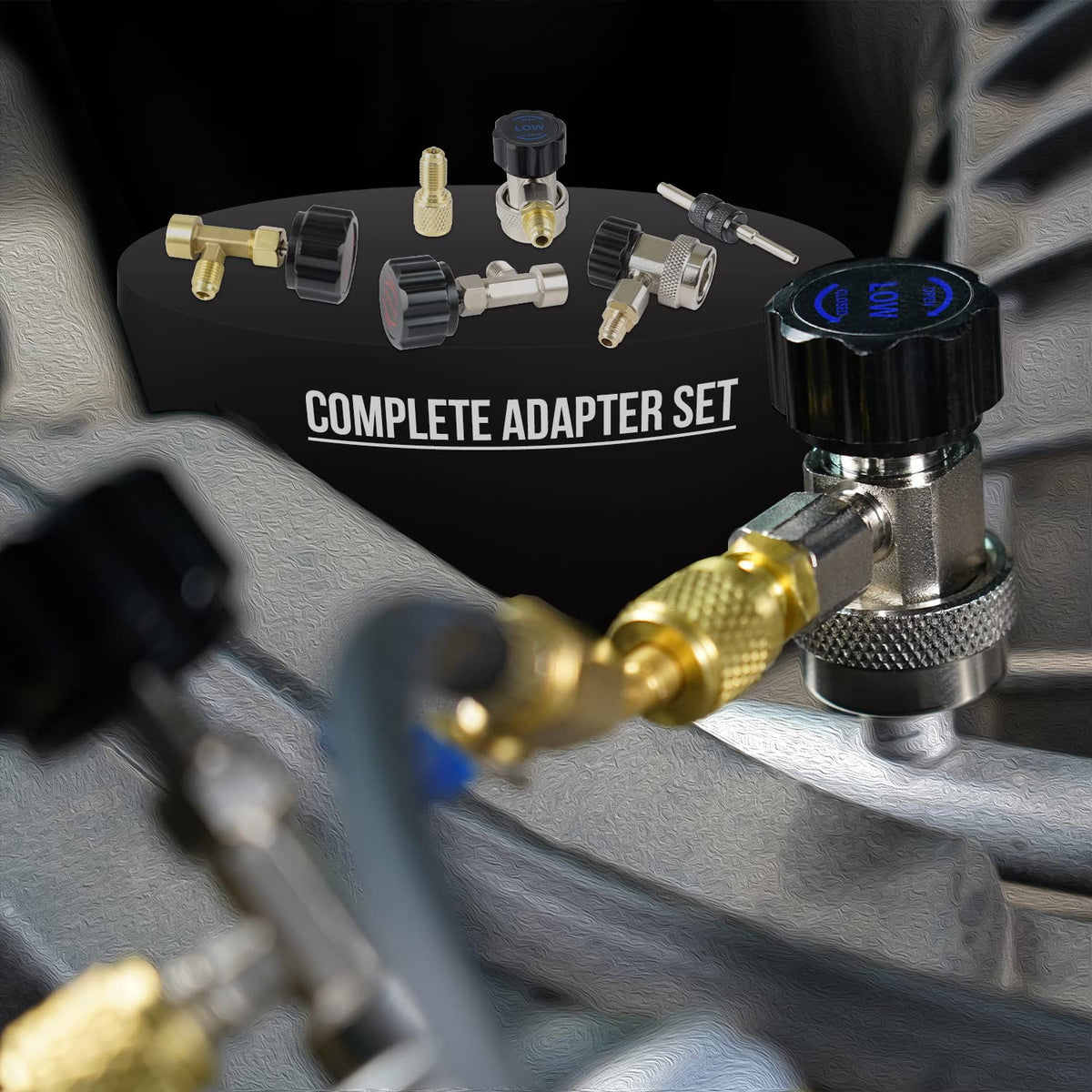 A/C Manifold Gauge Set for R134a R22 R12 R502 H55722