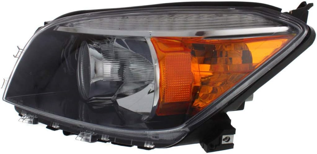 Headlight Assembly 2006 2007 2008 Driver Side Black Housing E295