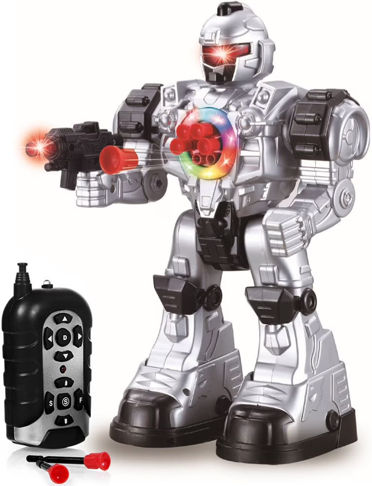 Robot Toy with Flashing Lights 10 Functions Q61850