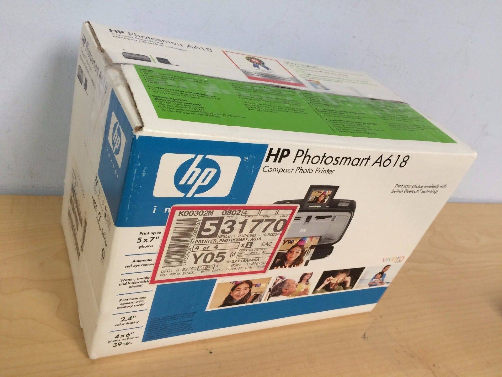 HP Photosmart A618 Digital Photo Inkjet Printer G402377