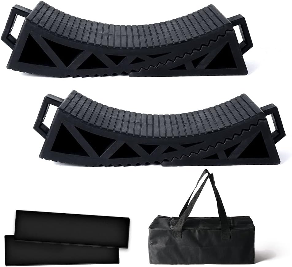 RV Leveling System Kit 2PCS with Anti-Slip Mats L2577