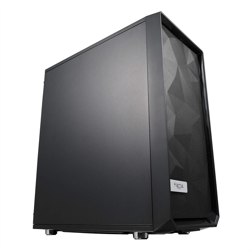 Black Compact Mid Tower Computer Case L4211
