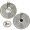 2-Pack Replacement 8 inch 5 Turns & 6 inch 4 Turns Surface Burner Elements O312
