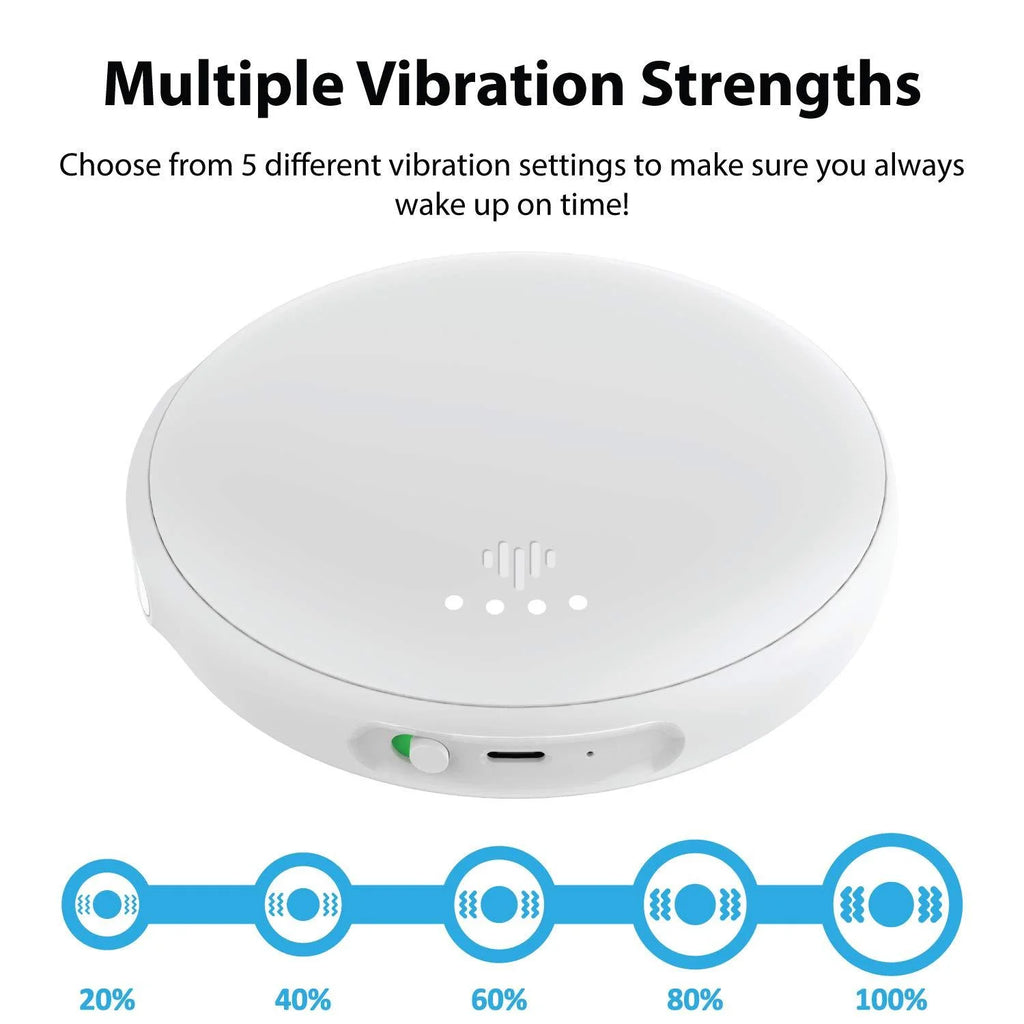 Black Vibration Bed Shaker Bluetooth Alarm Clock L116