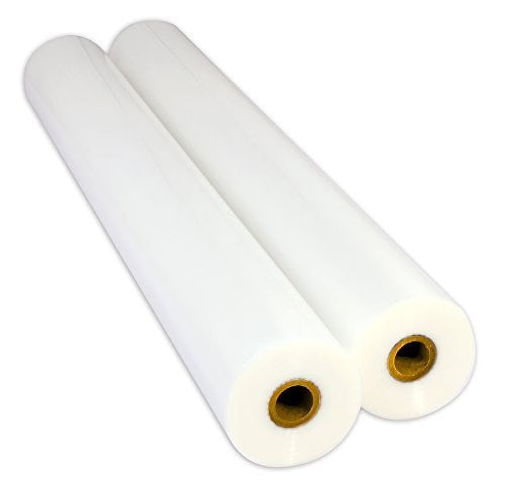27"x500 Feet Clear Gloss Thermal Laminating Film, 2 Rolls H980