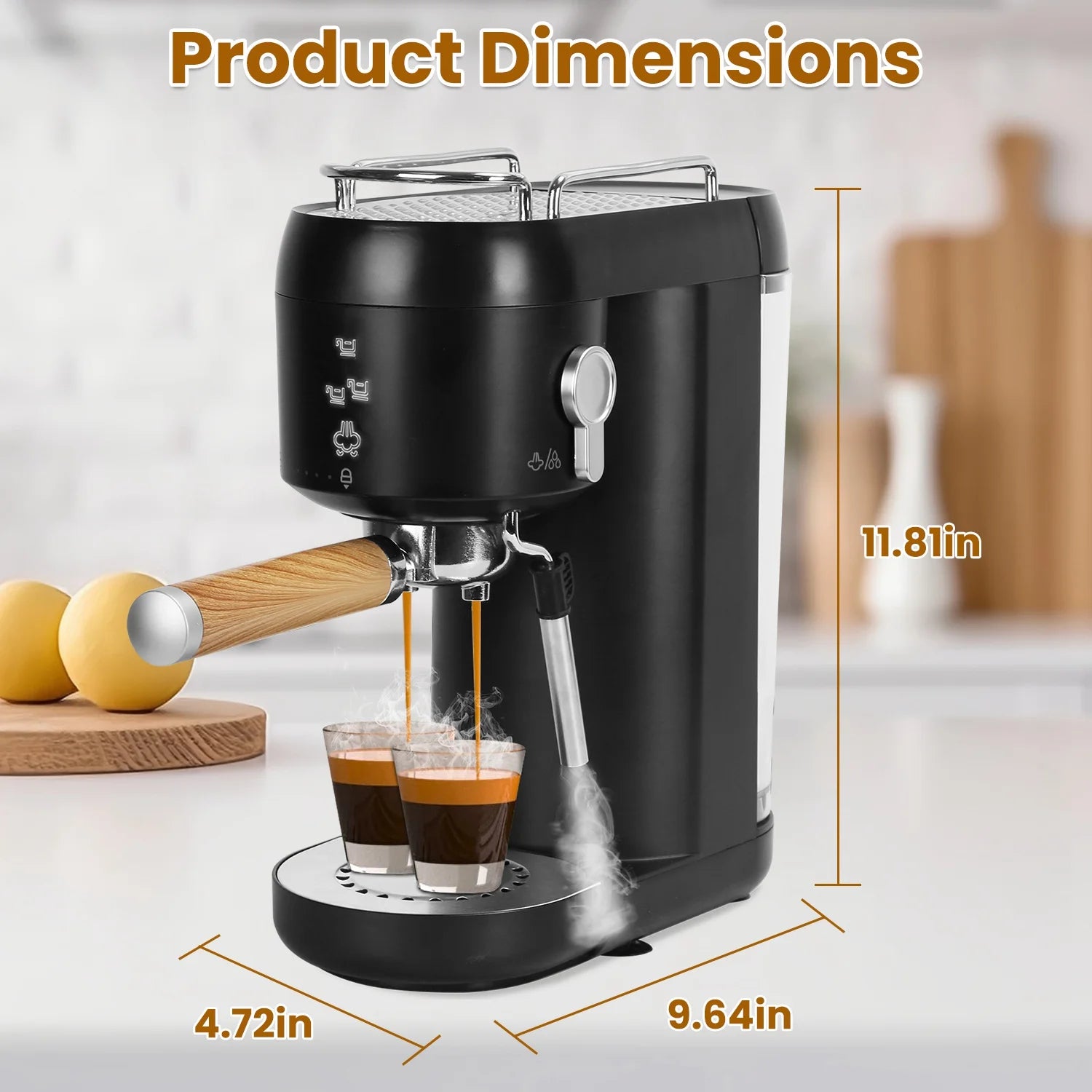 Espresso Machine with Milk Frother System J146
