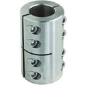 2-Piece Industry Standard Clamping Coupling, 3/4, Stainless Steel W376211