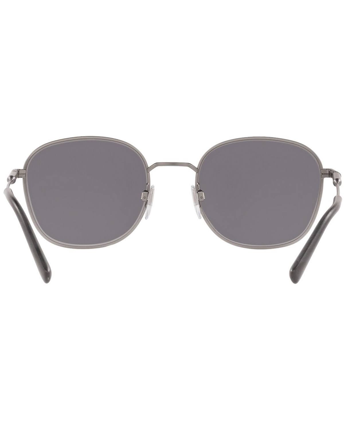 Gunmetal Oval Sunglasses O2927