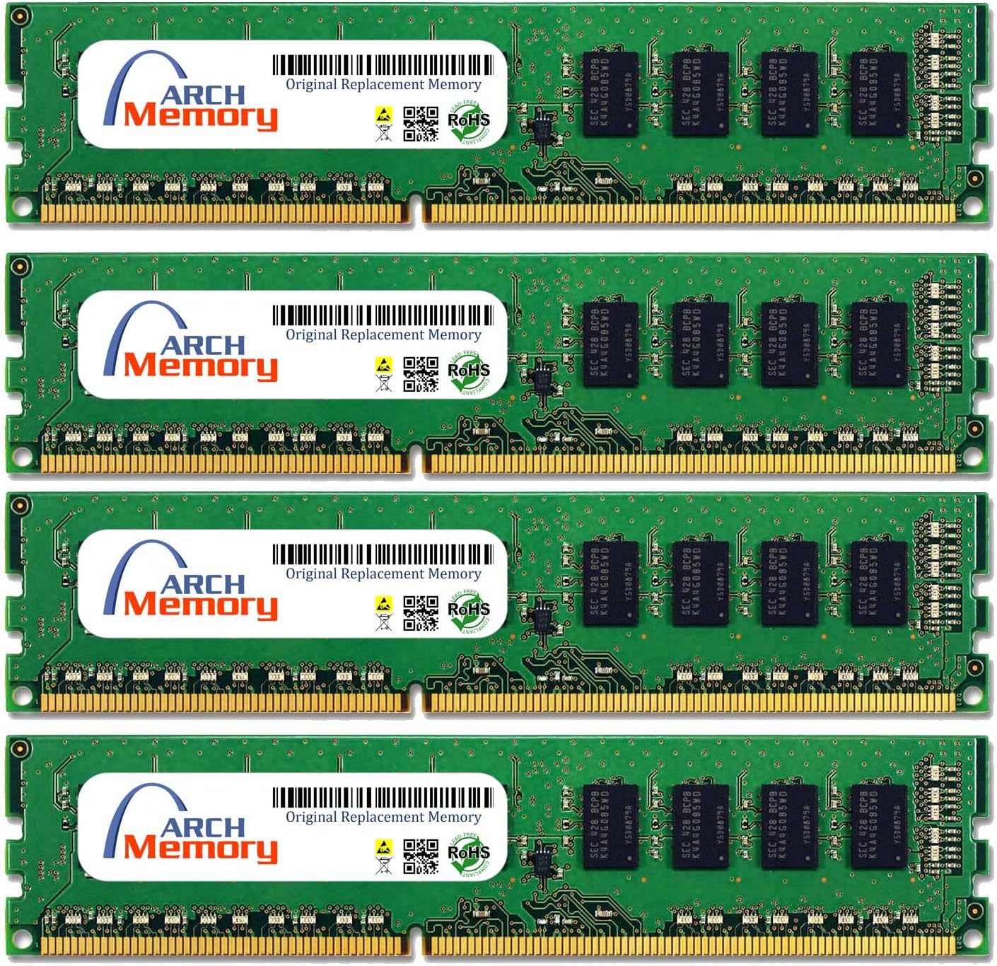 32 GB (4 x 8 GB) DDR3 ECC UDIMM RAM I1672