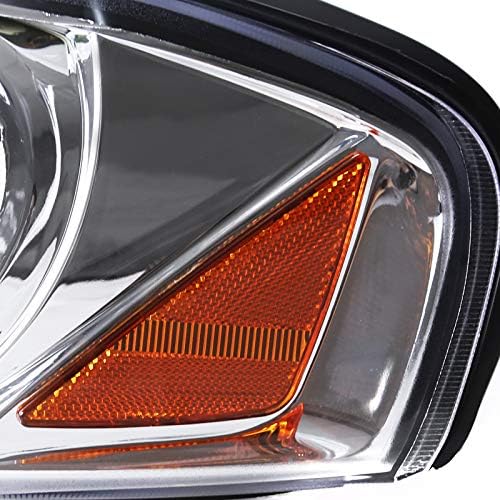 Chrome Clear Dual Halo Projector Head Lights Z568