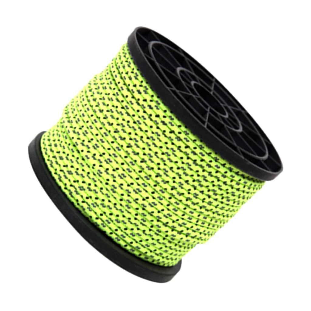 Fluorescent Reflective Guyline Tent Rope Camping Cord F9161