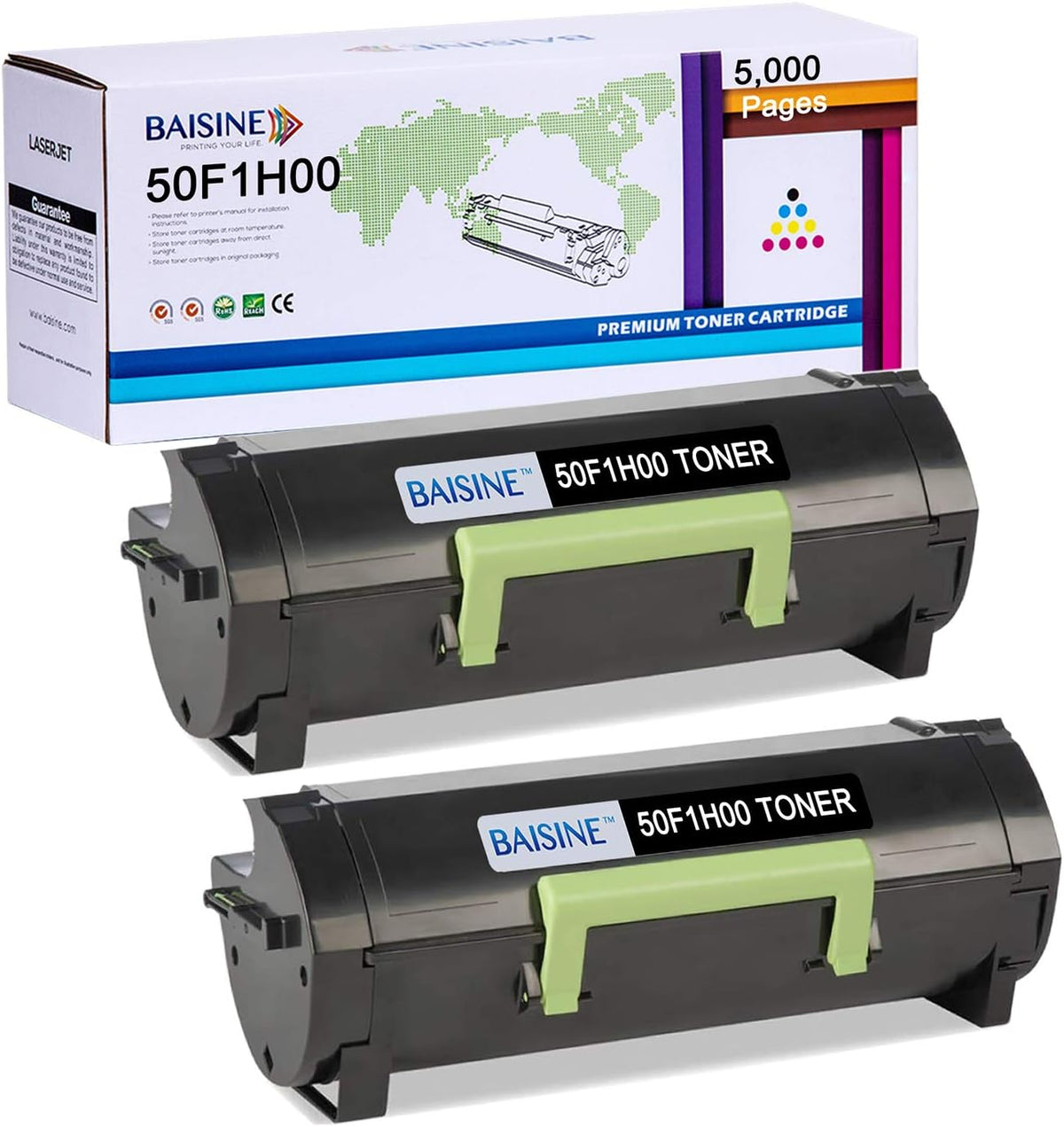 Black High Yield Toner Cartridge 2 Pack G936