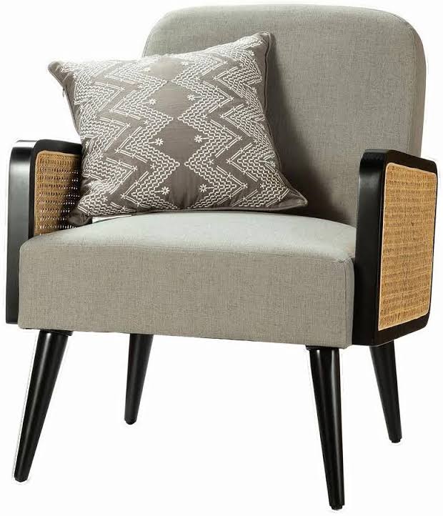 Grey Rattan Armchair S603