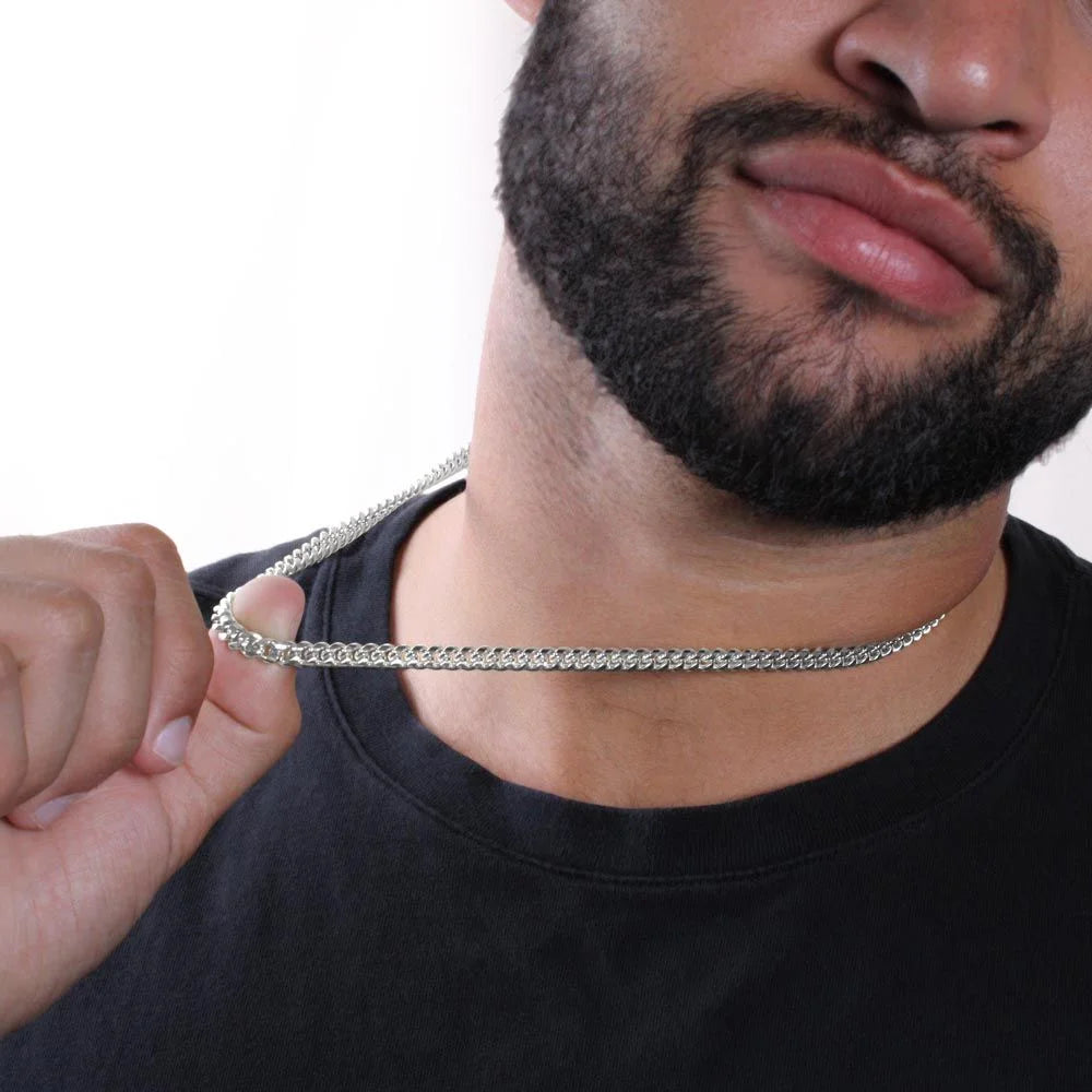 Cuban Link Stainless Steel Necklace M6636