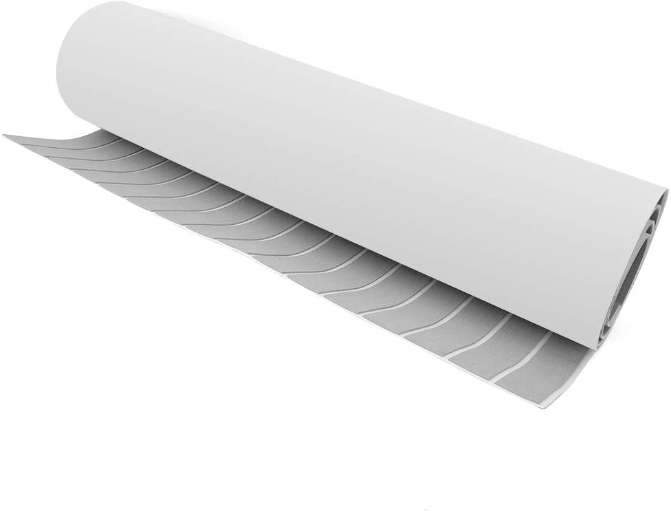 Gray+White Non-Slip Self-Adhesive EVA Foam Boat Decking Sheet X2522