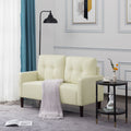 Upholstered Fabric Loveseat Sofa Couch T9354