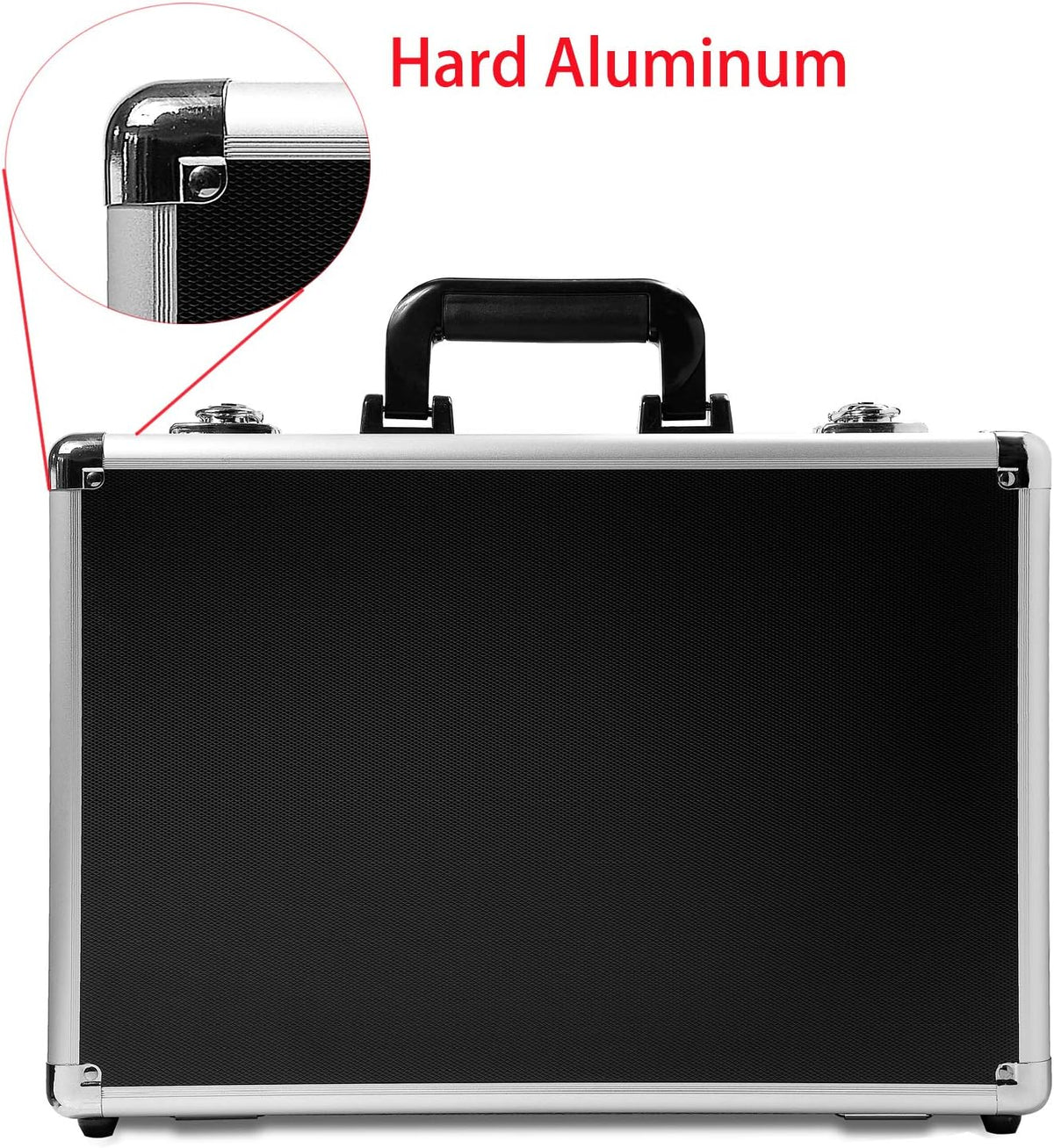 18in Two-Tone Aluminum Case with Pluck Foam Interior, Pack of 2 D927881