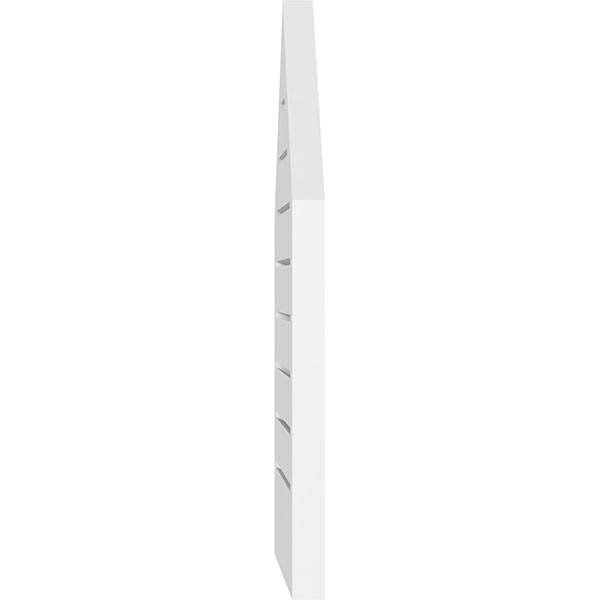 Peaked Top Surface Mount PVC Gable Vent C7667