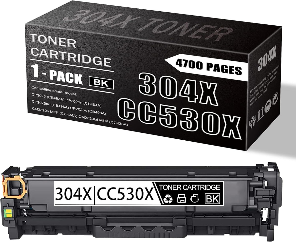 Black Compatible 304X CC530X Toner Cartridge B883502