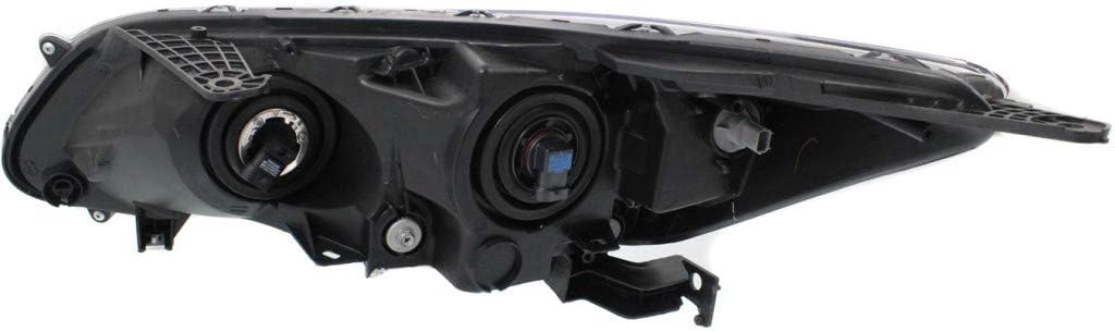 Honda Accord Headlight 2013 2014 2015 Driver Side Halogen Bulbs Included Sedan P9981