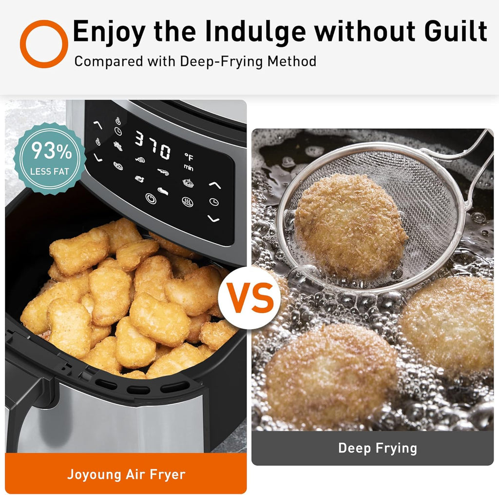5.8Qt Air Fryer Toaster Oven with Cookbook and 4 Accessories R885