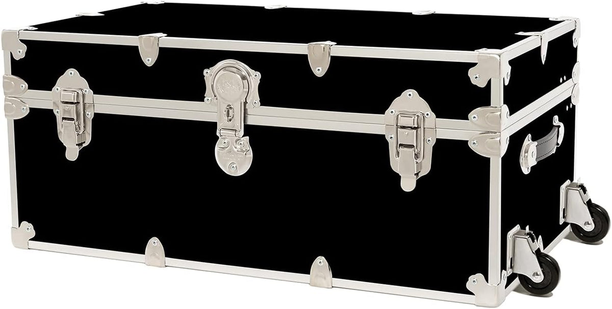 Large Armor Trunk with Removable Wheels 32x18x14 (Silver) G91525