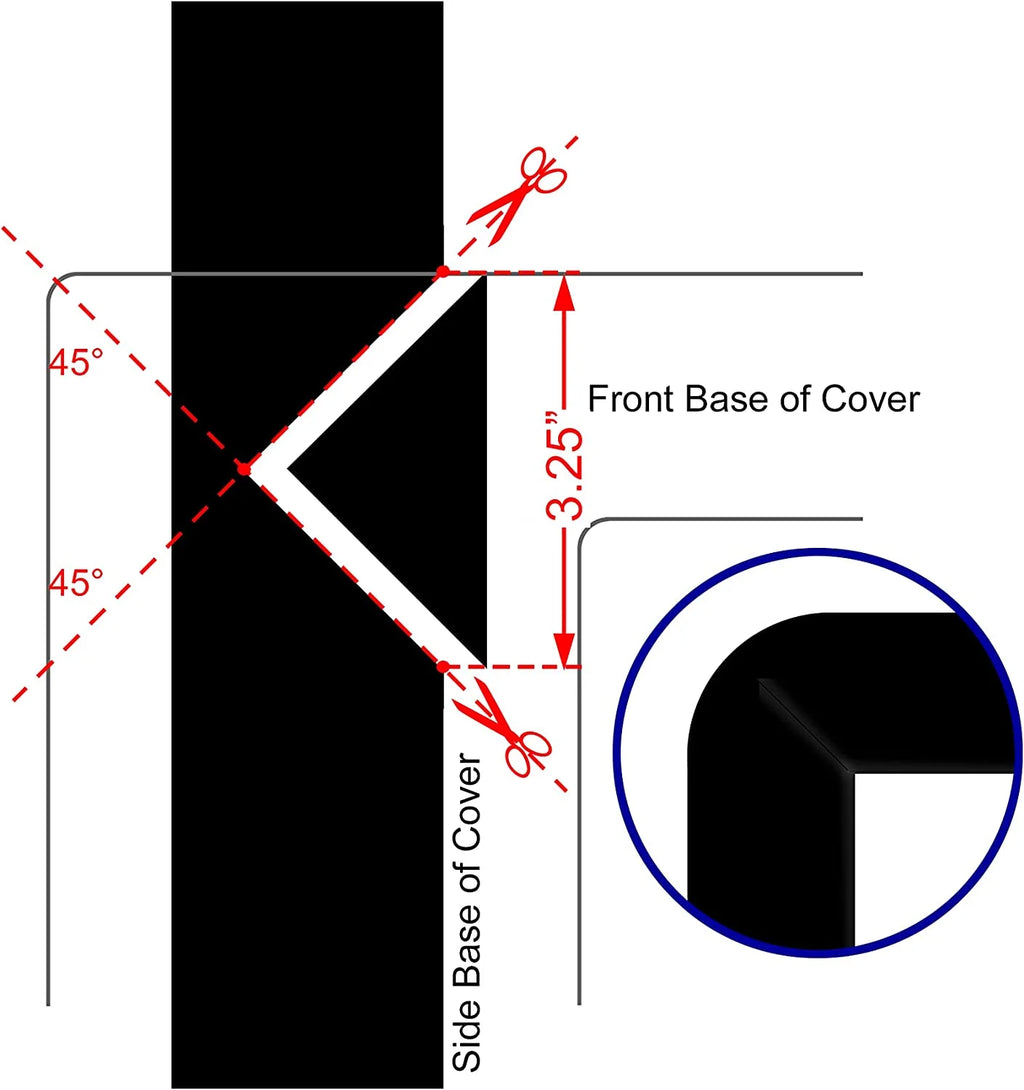23 FT EPDM Rubber Cap Seal for Truck Toppers X227
