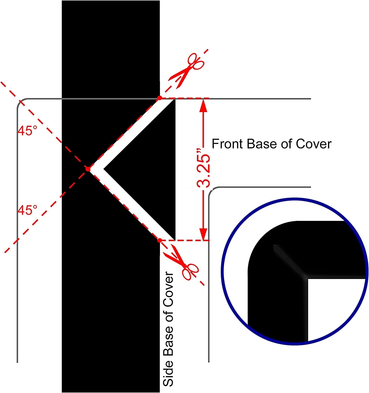 23 FT EPDM Rubber Cap Seal for Truck Toppers X227