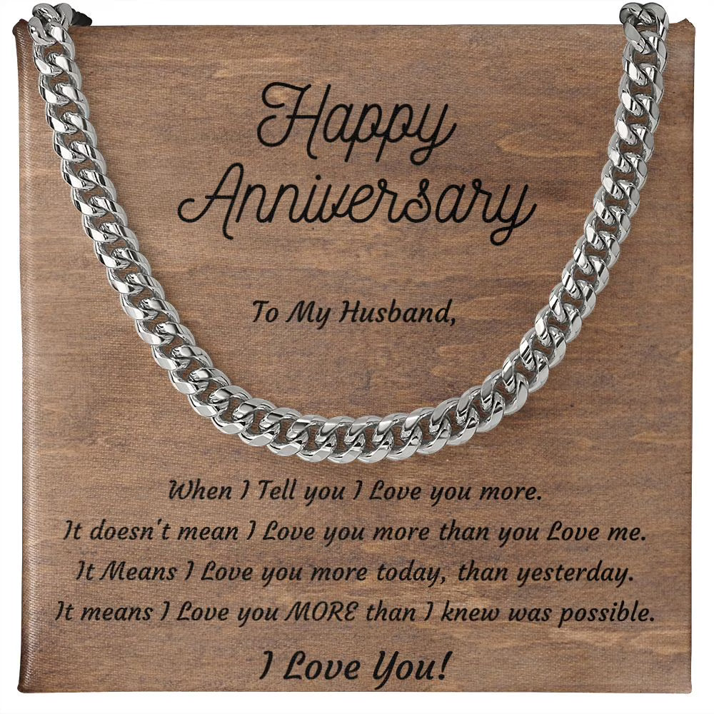 Cuban Link Stainless Steel Necklace M6636