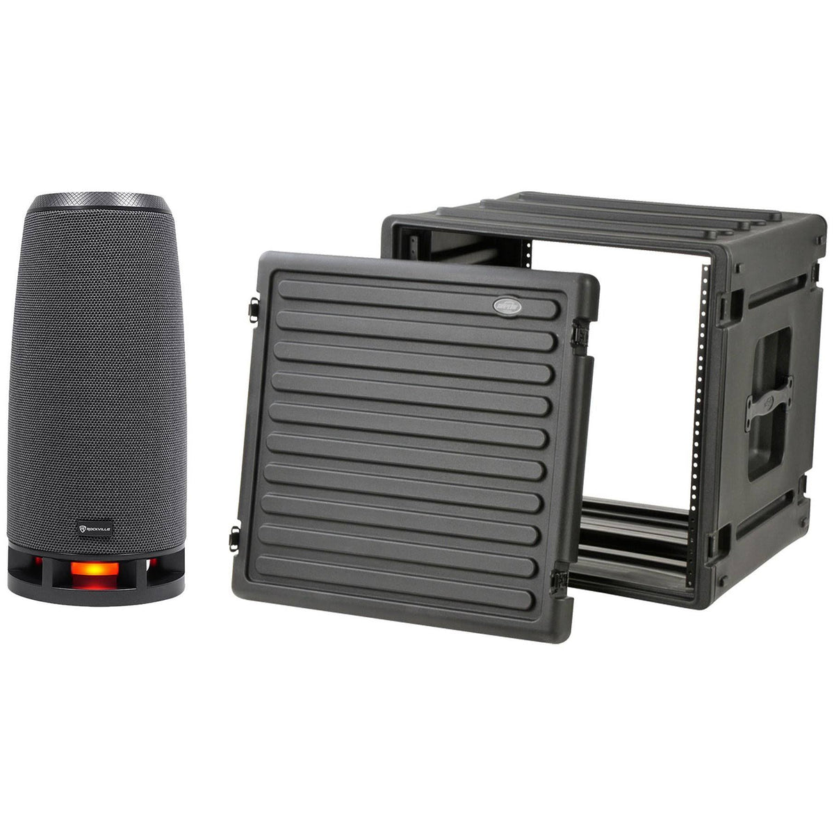 10U Black Molded Rack Case I5897