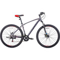 700c 21-Speed Hybrid Bicycle Gray/Red L4165
