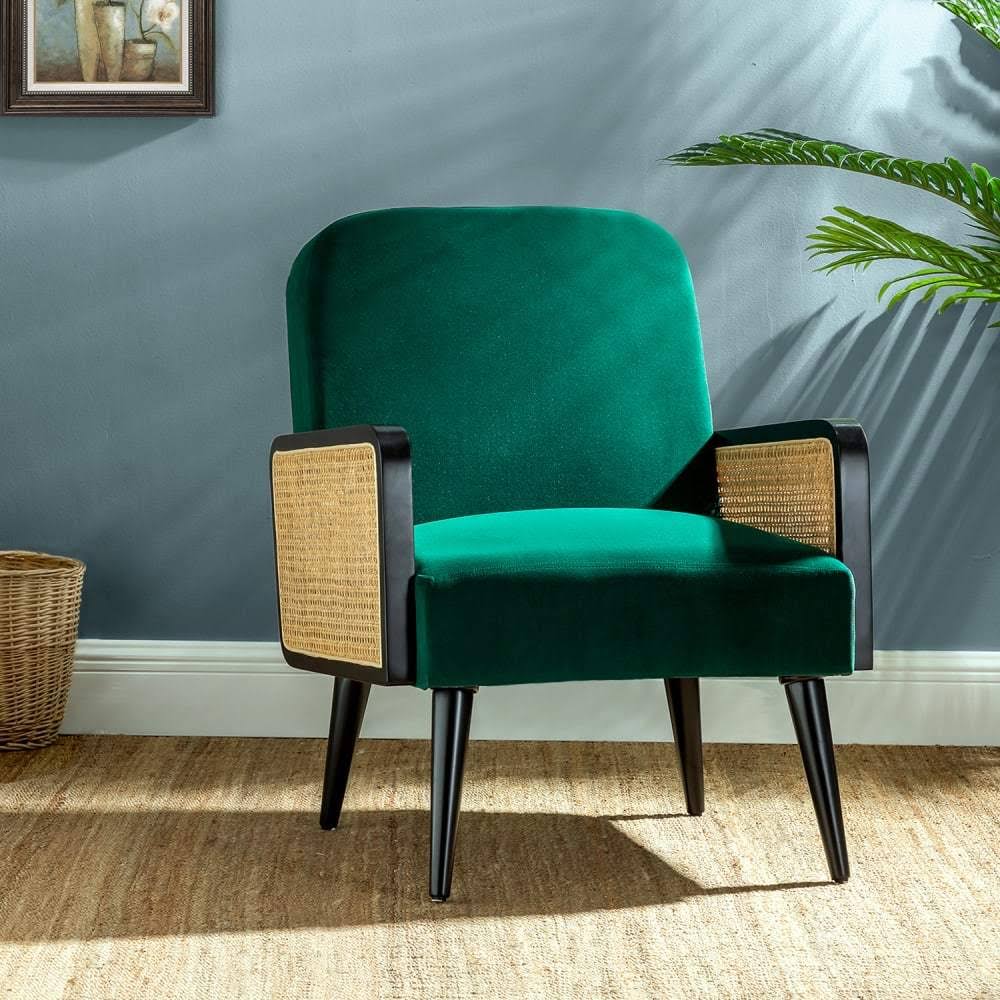 Grey Rattan Armchair S603