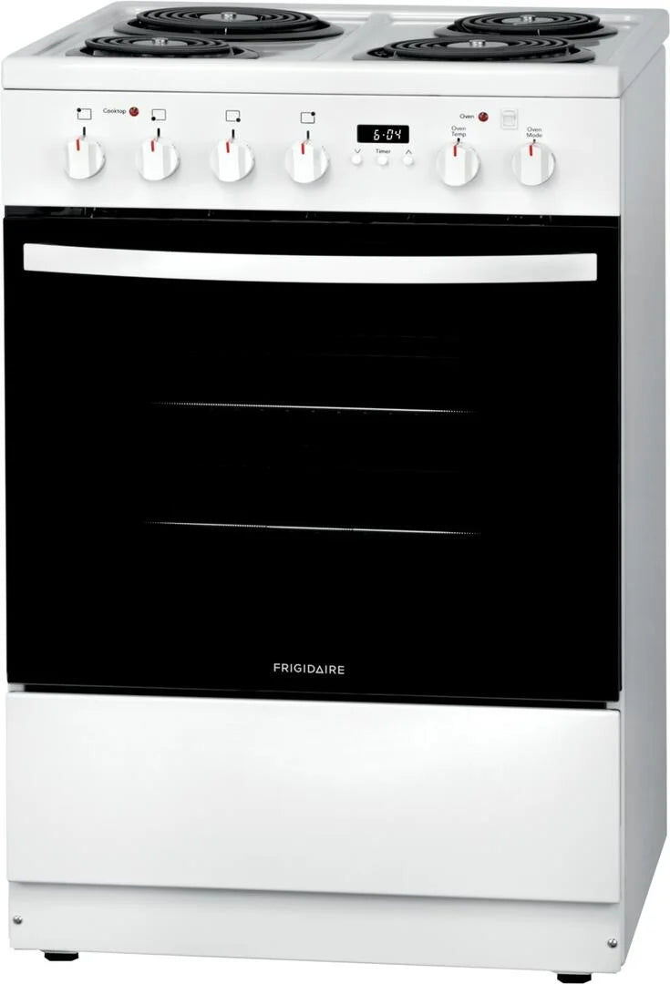 24" Freestanding Coil Electric Range Stainless Steel J257