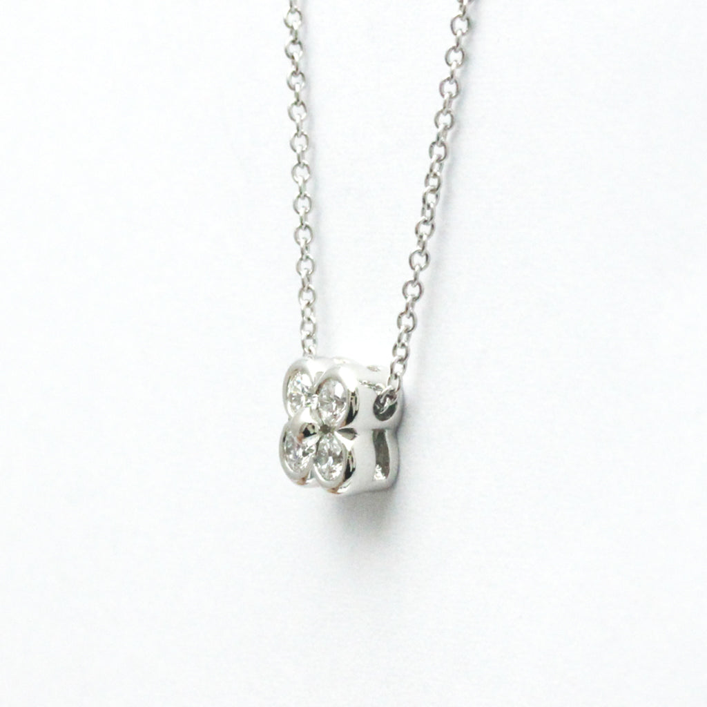 Platinum Diamond Bezel Set Necklace S330781
