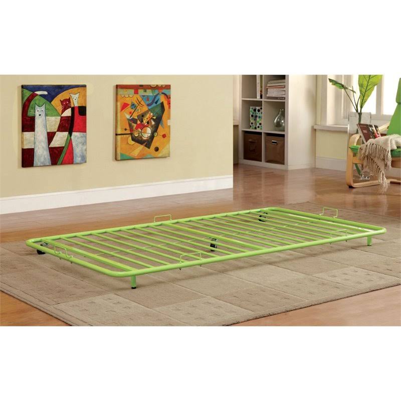 Green Twin Metal Trundle Frame T866