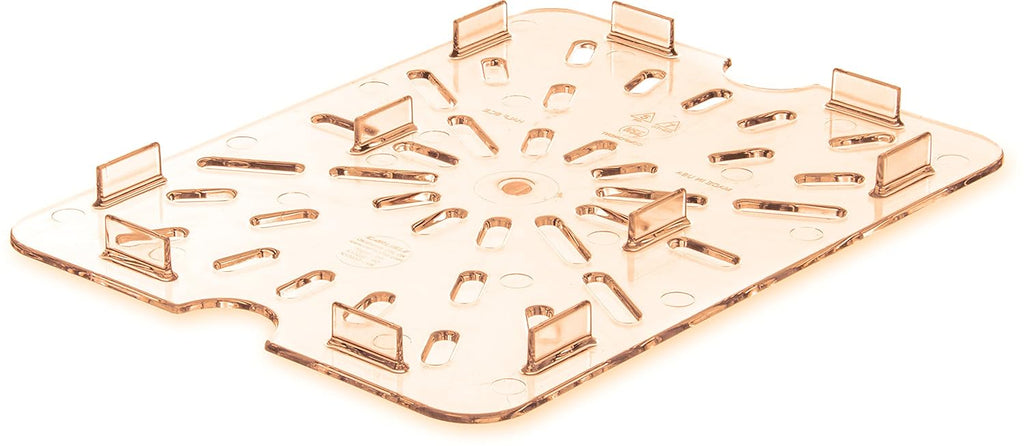Amber High Heat Drain Shelf for Half Size Food Pan, Case of 6 Y550