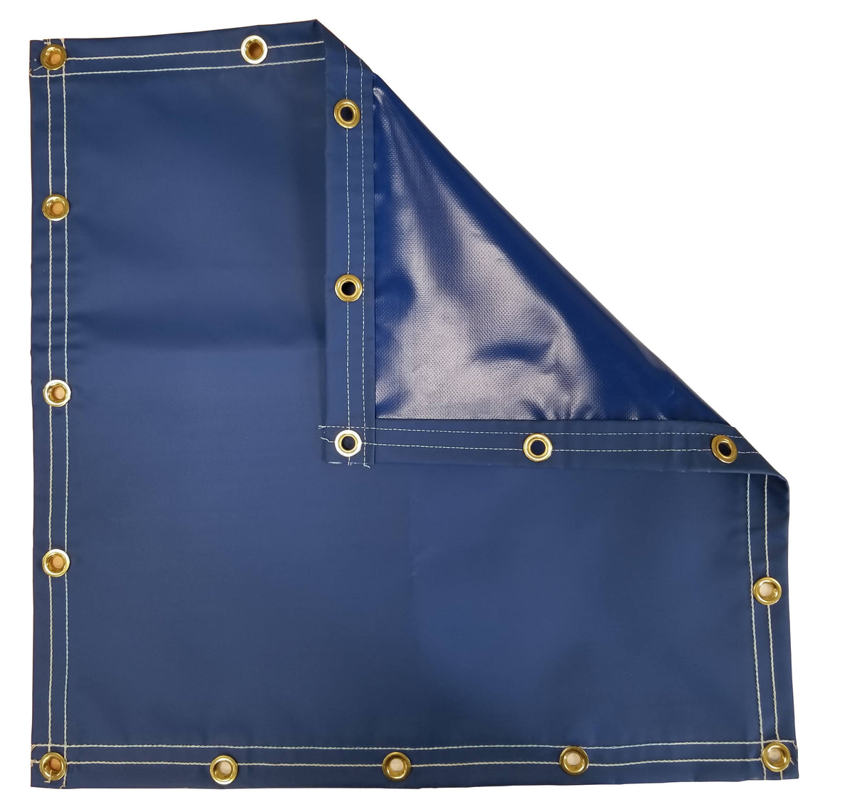 Blue Vinyl Coated Tarp 18 oz. H462