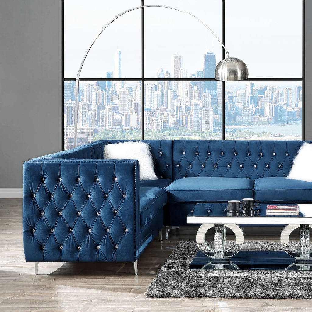 Blue Modular Wedge Upholstery T977859