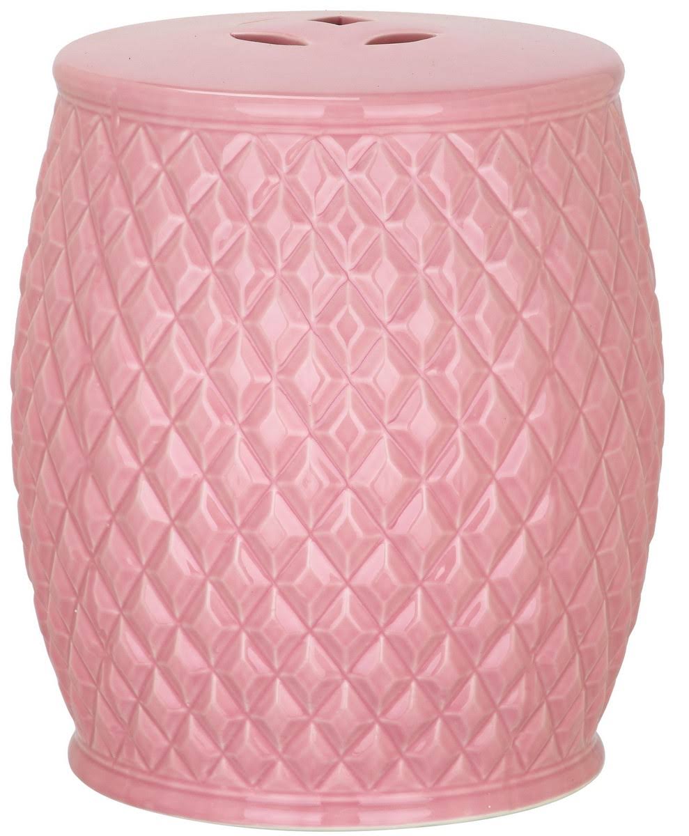 Pink Garden Stool L6540