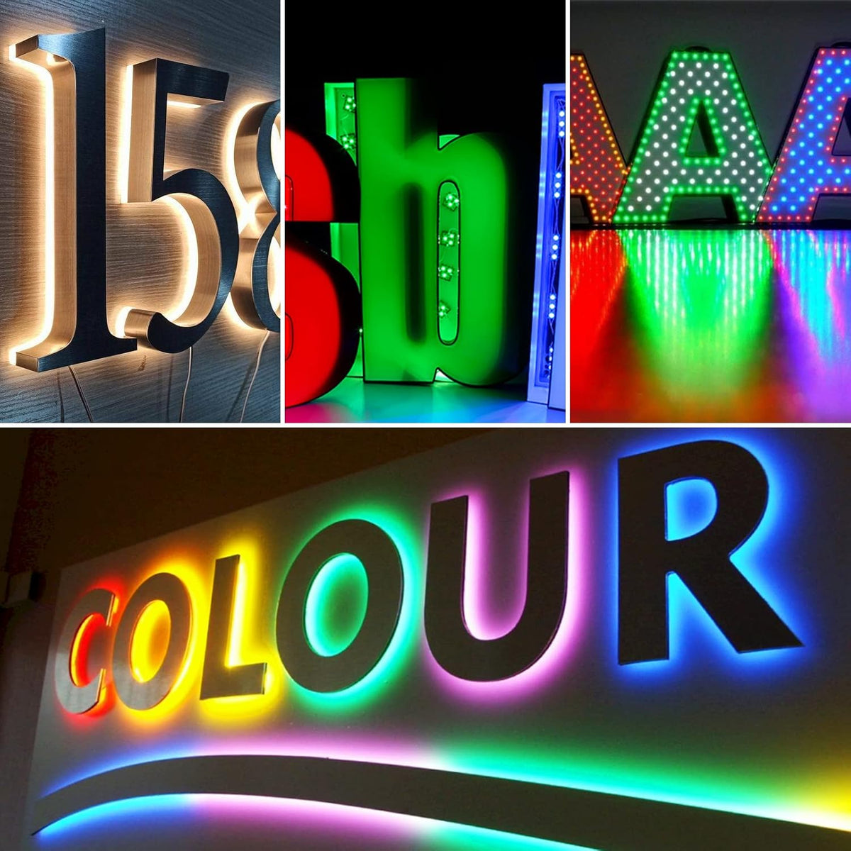 200Pcs Waterproof RGB LED Module Light for Storefront Signs B188267