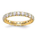 14K Yellow Gold Diamond Eternity Ring Size 9 U54980