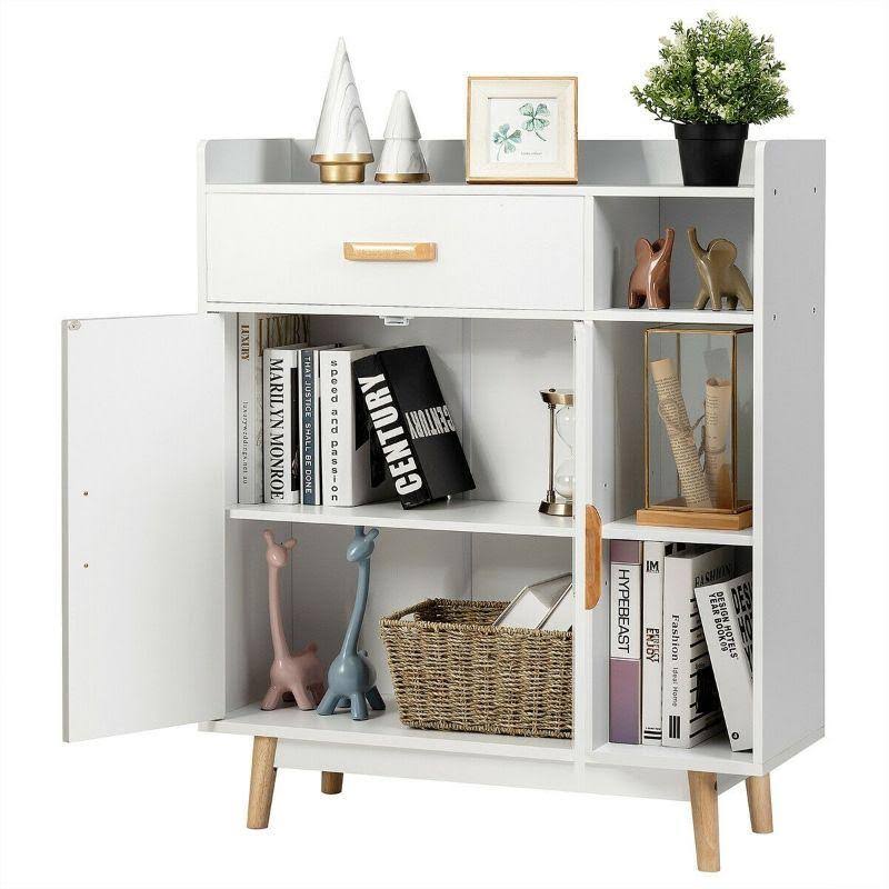 Floor Storage Cabinet Free Standing Cupboard Chest X461