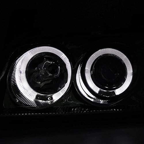 Chrome Clear Dual Halo Projector Head Lights Z568