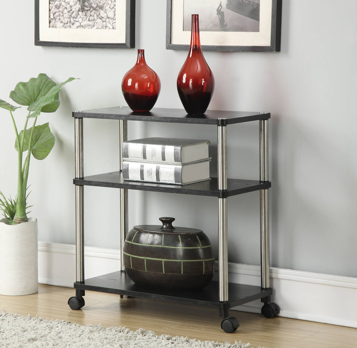 Black Office Caddy W55601