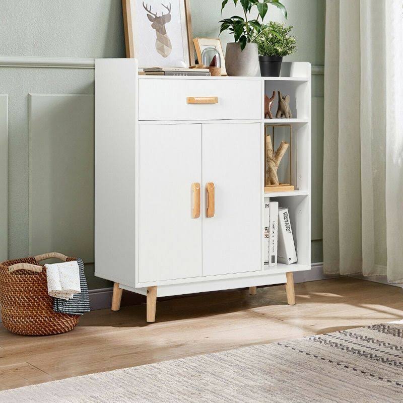 Floor Storage Cabinet Free Standing Cupboard Chest X461