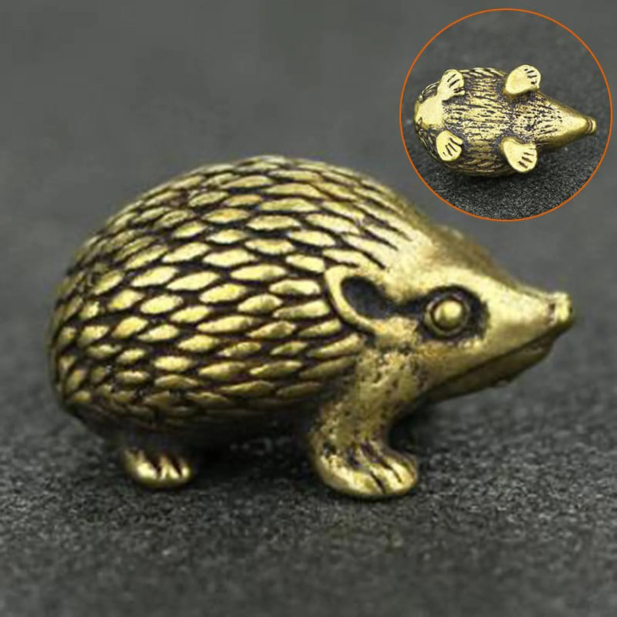 Vintage Hedgehog Statue Ornaments X848